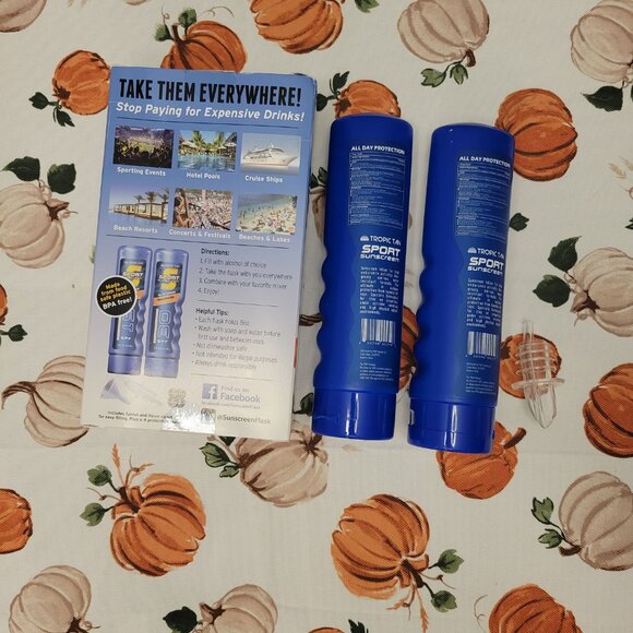 SUNSCREEN FLASKS NWOT - Picture 2 of 3